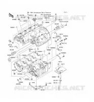 CRANKCASE(S) voor Kawasaki Z750 2008