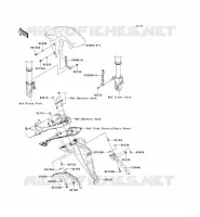 FENDER voor Kawasaki Z750 2008