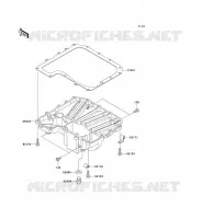 OIL PAN voor Kawasaki Z750 2008