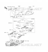 SEAT voor Kawasaki Z750 2008