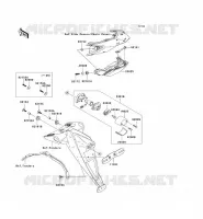 TAILIGHT(S) voor Kawasaki Z750 2008