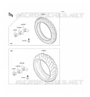 TIRES voor Kawasaki Z750 2008
