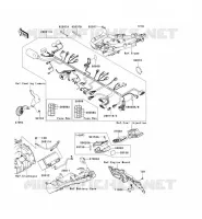 CHASSIS ELECTRICAL EQUIPMENT voor Kawasaki Z750 2008