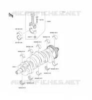 CRANKSHAFT voor Kawasaki Z750 2008