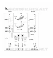 FRONT FORK voor Kawasaki Z750 2008