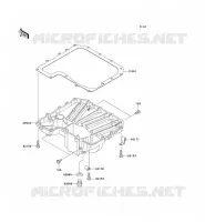 OIL PAN voor Kawasaki Z750 2008