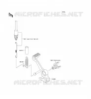 BRAKE PEDAL voor Kawasaki Z750 2012