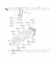 CRANKSHAFT voor Kawasaki Z750 2012