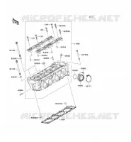 CYLINDER HEAD voor Kawasaki Z750 2012