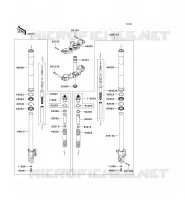 FRONT FORK voor Kawasaki Z750 2012