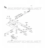 SWINGARM voor Kawasaki Z750 2012