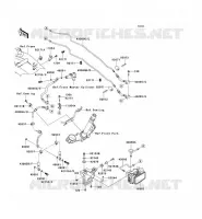 BRAKE PIPE voor Kawasaki Z750 ABS 2007