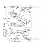 CHASSIS ELECTRICAL EQUIPMENT voor Kawasaki Z750 ABS 2007