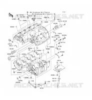 CRANKCASE(S) voor Kawasaki Z750 ABS 2007