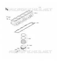CYLINDER   PISTON  voor Kawasaki Z750 ABS 2007