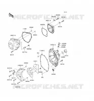 ENGINE COVERS voor Kawasaki Z750 ABS 2007