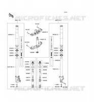 FRONT FORK voor Kawasaki Z750 ABS 2007