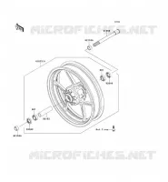 FRONT HUB voor Kawasaki Z750 ABS 2007