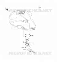 FUEL PUMP voor Kawasaki Z750 ABS 2007