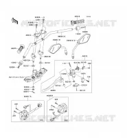 HANDLEBAR voor Kawasaki Z750 ABS 2007