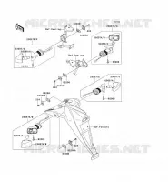 INDICATORS voor Kawasaki Z750 ABS 2007