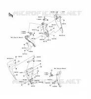LOWER COWLING voor Kawasaki Z750 ABS 2007