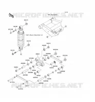 SUSPENSION voor Kawasaki Z750 ABS 2007
