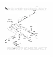 SWINGARM voor Kawasaki Z750 ABS 2007