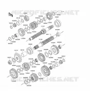TRANSMISSION voor Kawasaki Z750 ABS 2007