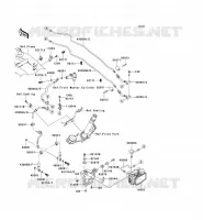 BRAKE PIPE voor Kawasaki Z750 ABS 2008