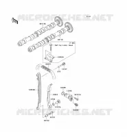 CAMSHAFT   TENSIONER voor Kawasaki Z750 ABS 2008