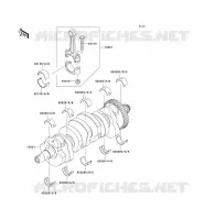 CRANKSHAFT voor Kawasaki Z750 ABS 2008