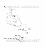LABELS voor Kawasaki Z750 ABS 2008