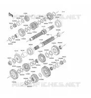 TRANSMISSION voor Kawasaki Z750 ABS 2008