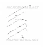 CABLES voor Kawasaki Z750 ABS 2009
