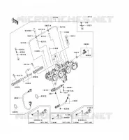 CARBURETOR voor Kawasaki Z750 ABS 2009