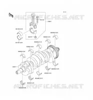 CRANKSHAFT voor Kawasaki Z750 ABS 2009