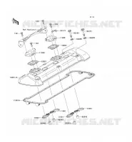 CYLINDER HEAD COVER voor Kawasaki Z750 ABS 2009