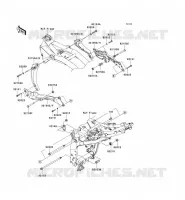 ENGINE MOUNT voor Kawasaki Z750 ABS 2009
