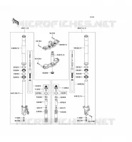 FRONT FORK voor Kawasaki Z750 ABS 2009