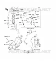 FRONT MASTER CYLINDER voor Kawasaki Z750 ABS 2009