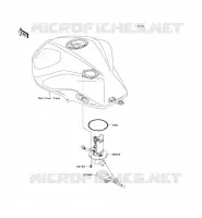 FUEL PUMP voor Kawasaki Z750 ABS 2009