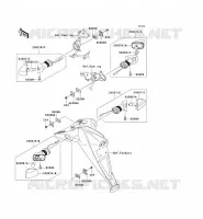 INDICATORS voor Kawasaki Z750 ABS 2009