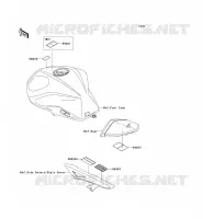 LABELS voor Kawasaki Z750 ABS 2009