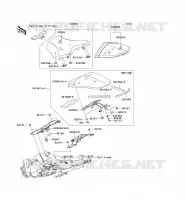 SEAT voor Kawasaki Z750 ABS 2009