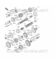 TRANSMISSION voor Kawasaki Z750 ABS 2009