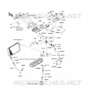 WATER PIPE voor Kawasaki Z750 ABS 2009