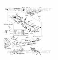 CHASSIS ELECTRICAL EQUIPMENT voor Kawasaki Z750 ABS 2011