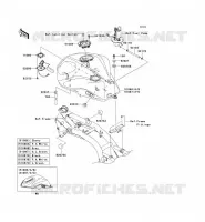 FUEL TANK voor Kawasaki Z750 ABS 2011