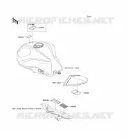 LABELS voor Kawasaki Z750 ABS 2011
